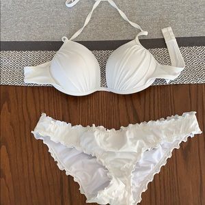 Shade and Shore White Bikini